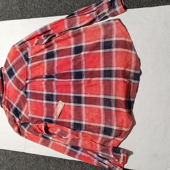 Arizona Jeans Mens Plaid Shirt Size L - Picture 3 of 6